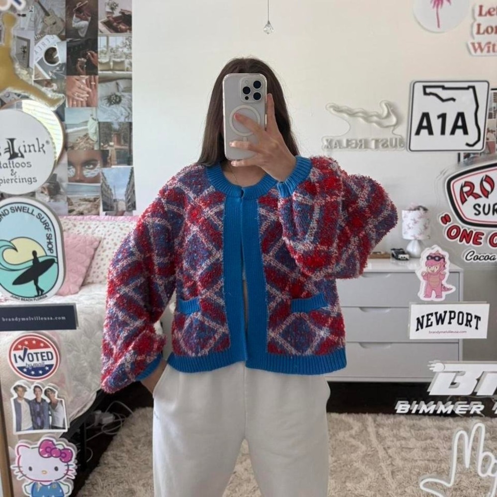 colorful aerie‎ sweater